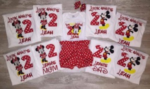 Minnie red family  